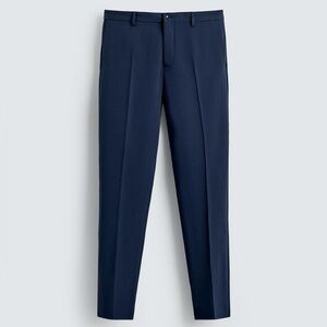 Zara Men's Navy Blue Pants- 34